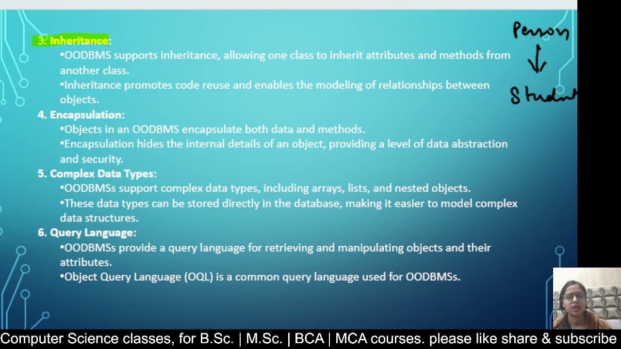 Object-Oriented Data Model & Data Abstraction