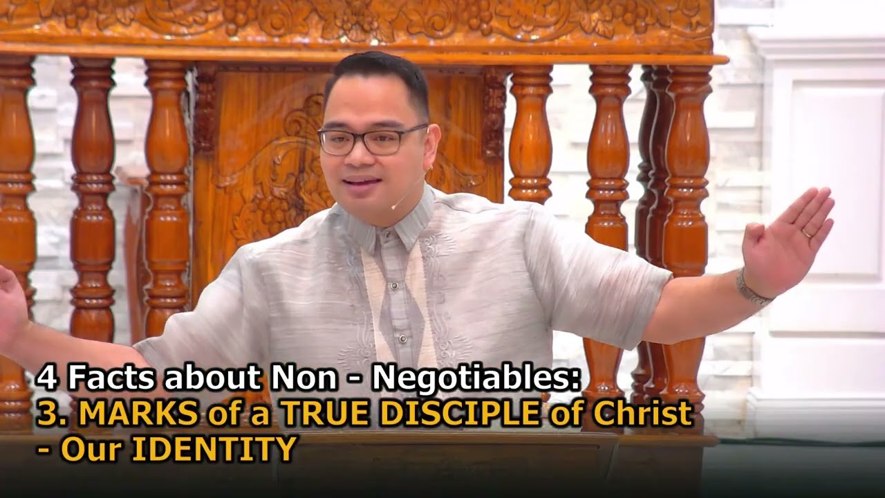 The Non-Negotiables in the Christian Life | Rev. Provy R. Cadeliña