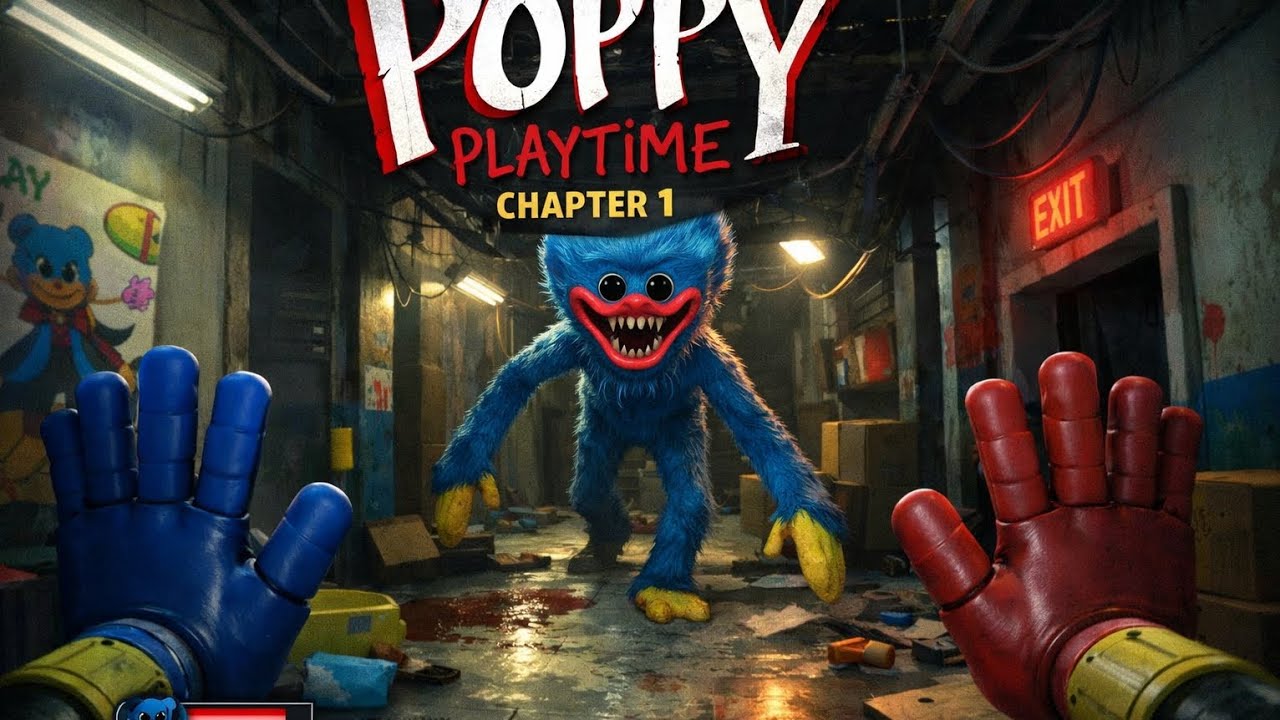 I played | POPPY PLAY TIME CHAPTER 1 | because I didn't have enough money to by it 🙃