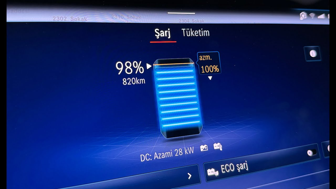 Mercedes EQS 450 4Matic Ankara Antalya Arası Tek Şarj İle Uzun Yol Deneyimi ( 200 TL'lik Şarj İle)