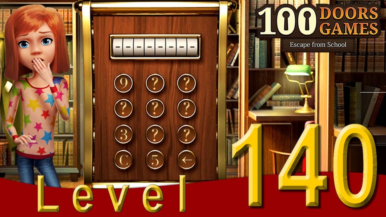 JOGO ESCAPE FROM SCHOOL - 100 DOORS GAMES | 100 PORTAS LEVEL 140 PASSO A PASSO | LVL 140 WALKTHROUGH