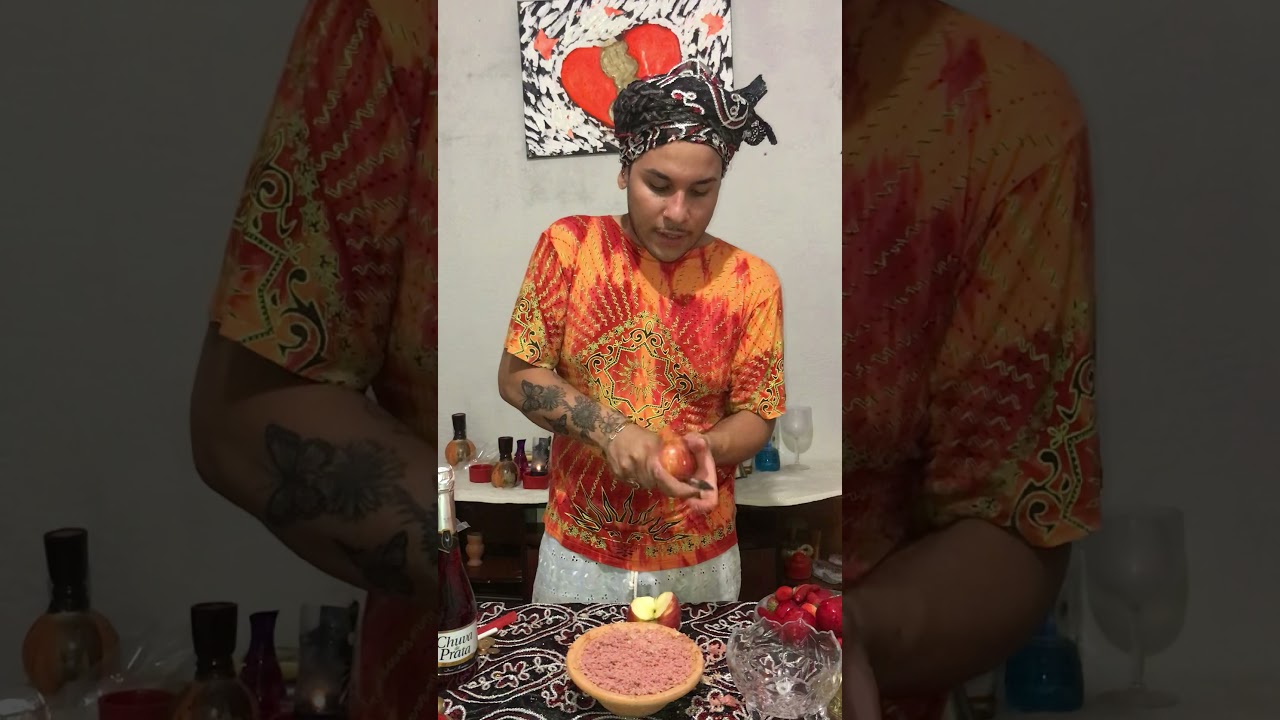 Oferenda para pombo gira dama da noite.