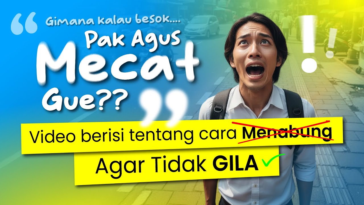 Gimana kalau nanti sumber pendapatan kita hilang?