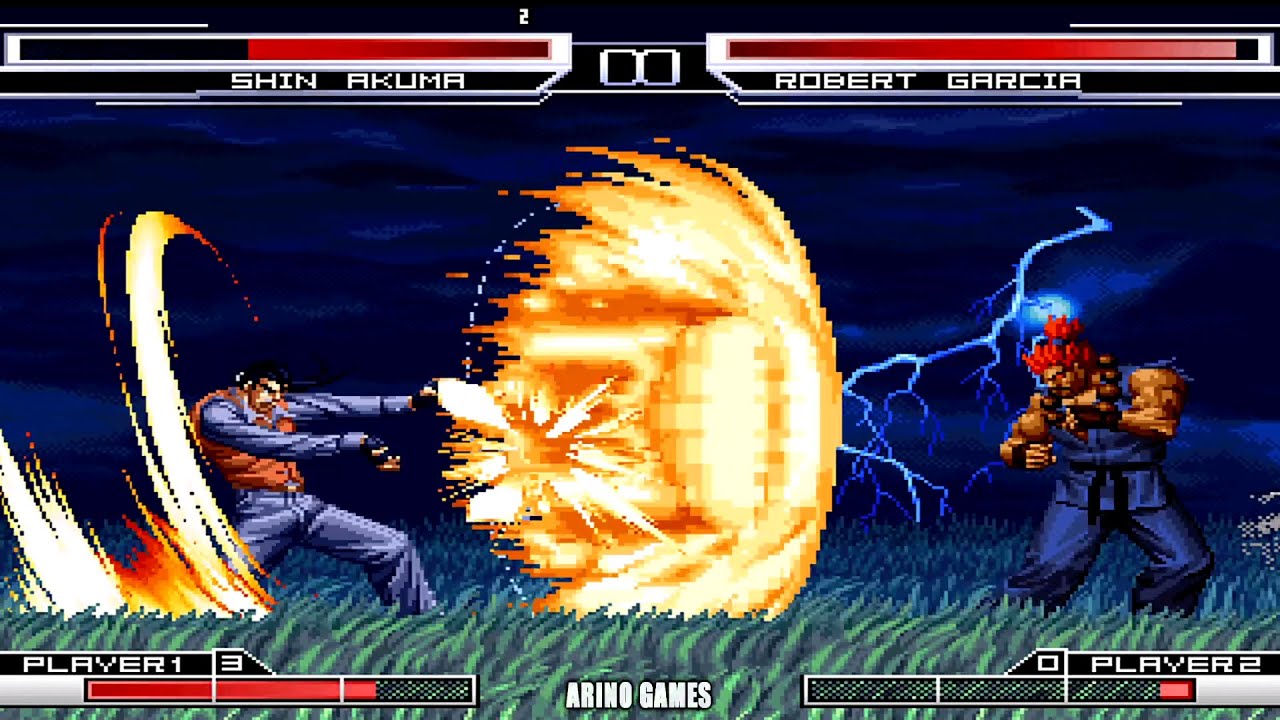 SHIN AKUMA VS ROBERT GARCIA! ARINO GAMES INSANE COMBAT!