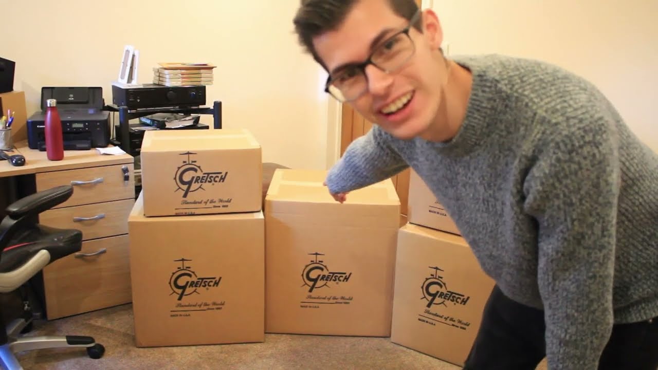 Joel Barford Unboxing His Gretsch USA Custom