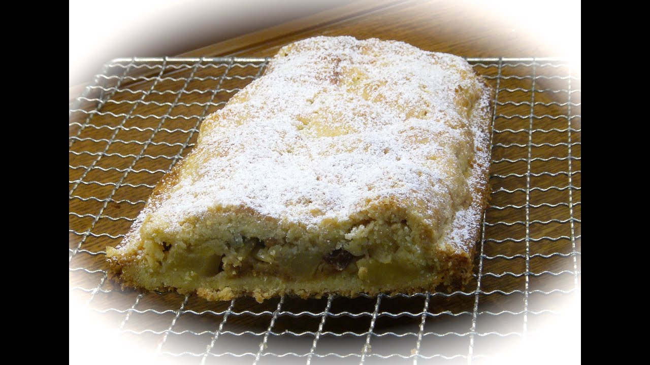 Südtiroler Apfelstrudel, mit Mürbeteig