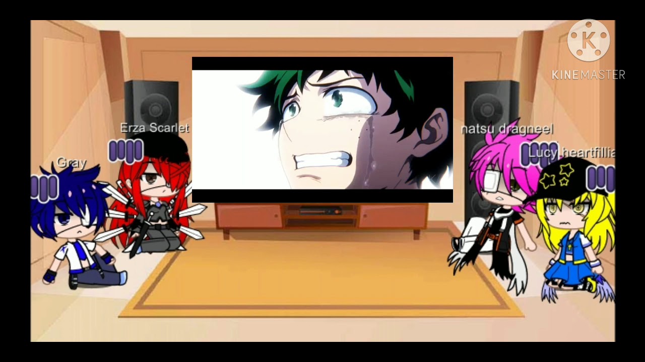 fairy tail react: bnha(boku no hero academia) amv