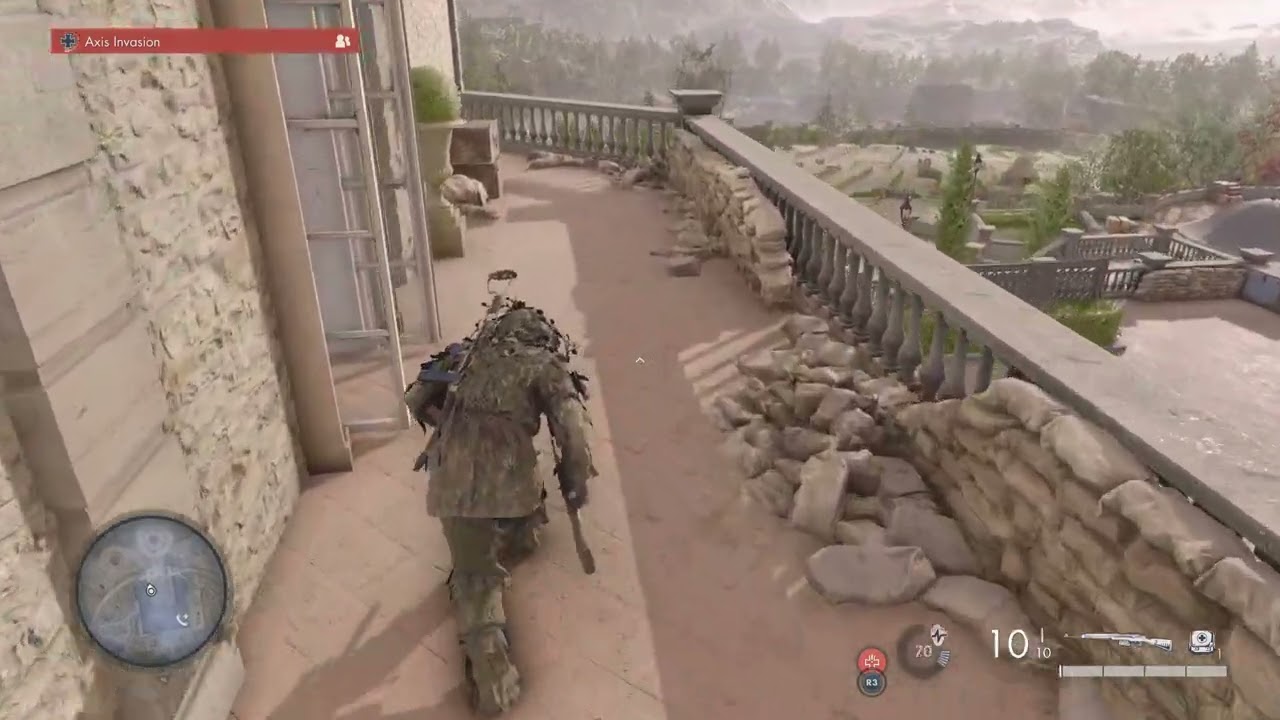 Sniper Elite: Resistance Axis İnvasion,One player vs two players.Victory