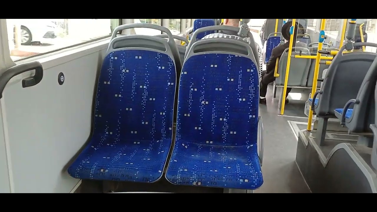 קטע נסיעה בקו 14 בית שמש אקספרס ebus עם הכרזות