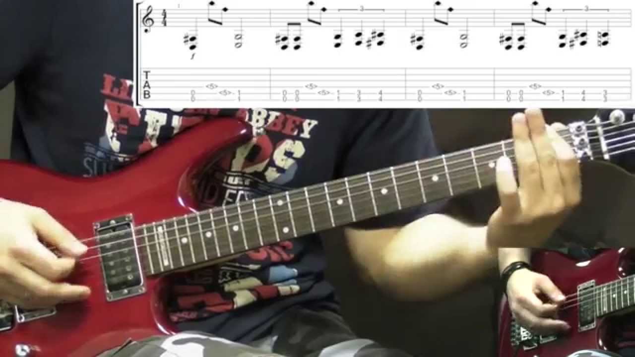 Machine Head - Davidian - Metal Guitar Lesson (with Tabs)