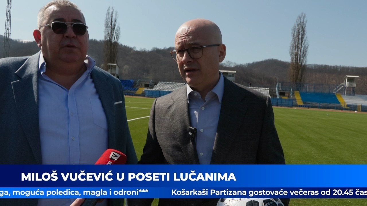 NAJNOVIJA VEST 11.3.2026. Miloš Vučević u poseti Lučanima