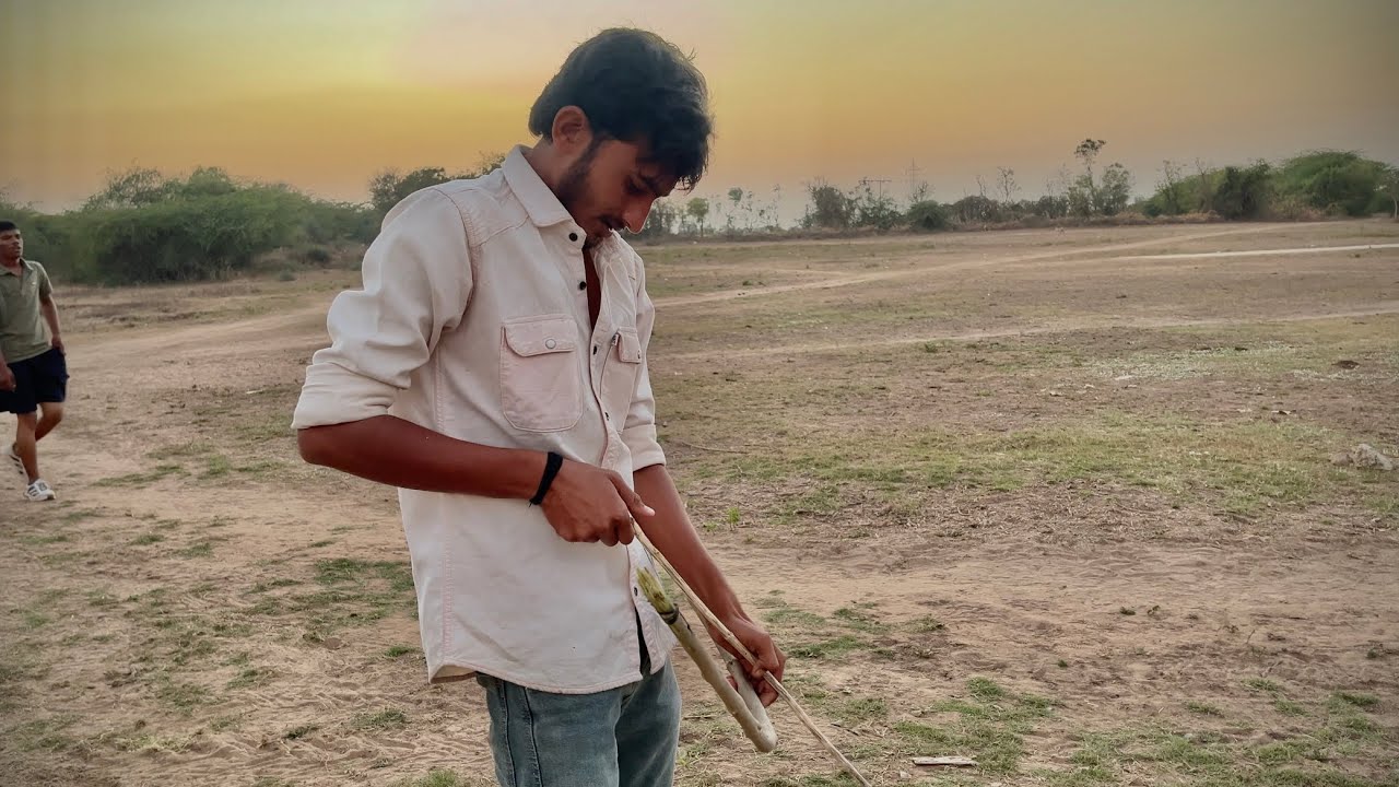Dhanush Bana liya 🏹 #vlog 