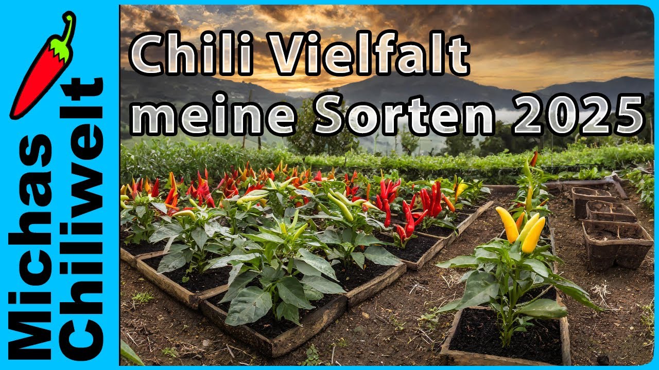 Chilis anbauen - meine Sorten 2025  |  Pflanzen abzugeben