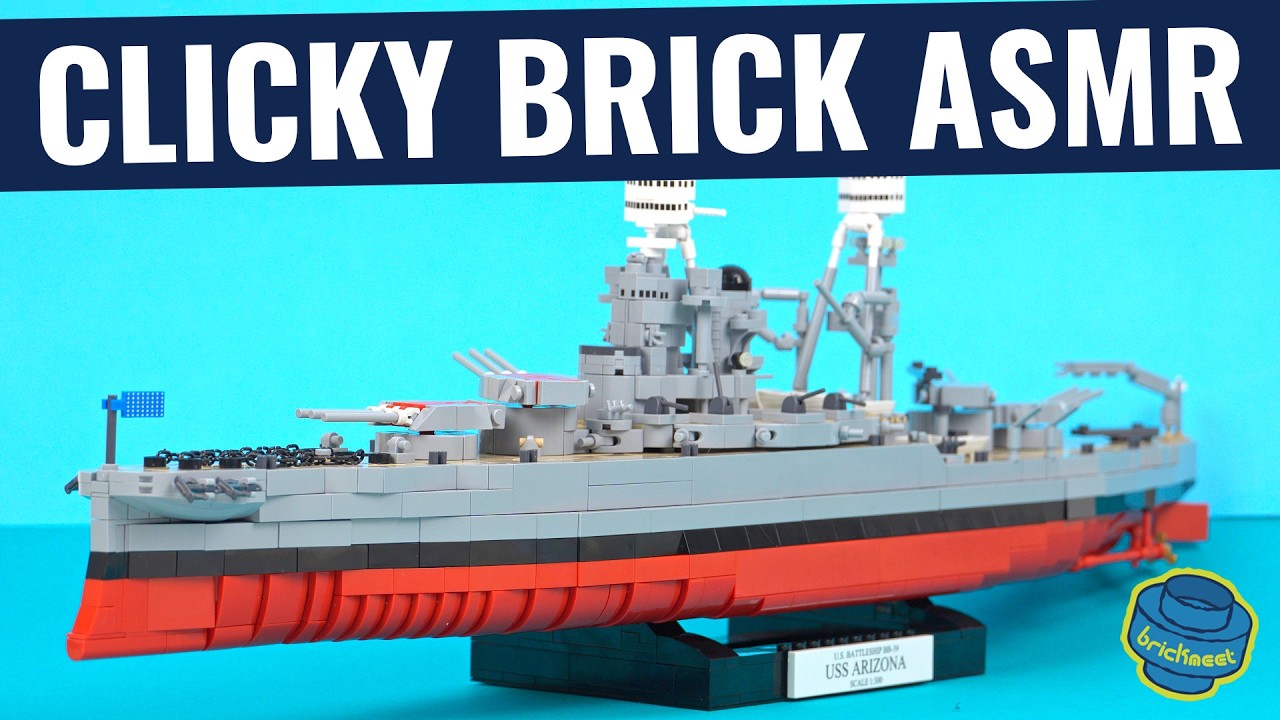 COBI USS Arizona – Тихая сборка в 4K. Видите разницу?