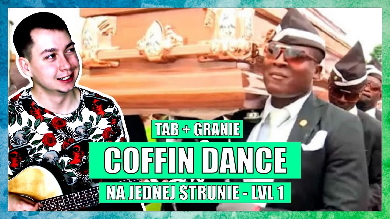Coffin Dance Lekcja gitary na jednej strunie