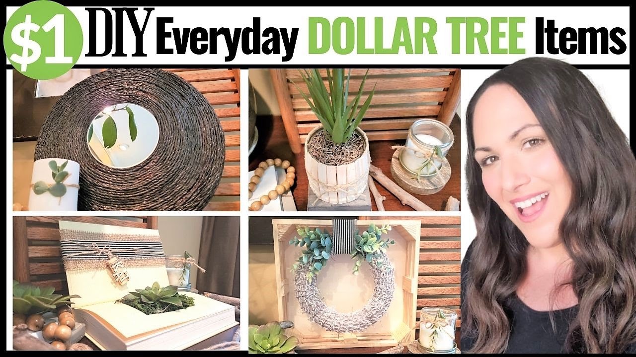 DIY 💲1 * EVERYDAY * DOLLAR TREE items to create HIGH-END home decor | DOLLAR TREE Home DIYs 2021