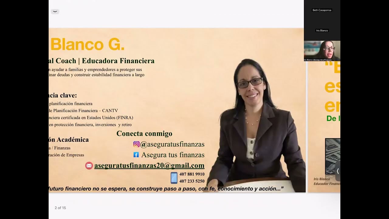 Educación financiera práctica para familias con Iris Blanco y Beth Casaponsa