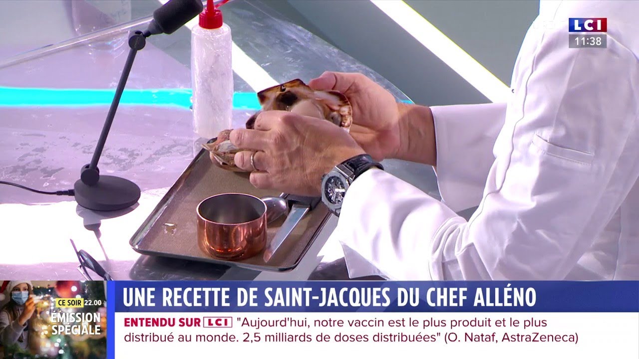 LA RECETTE DE SAINT-JACQUES DU CHEF ALLENO
