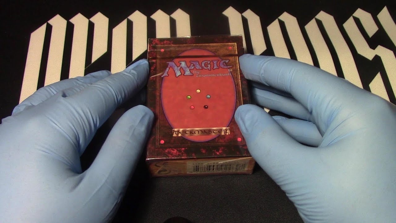 MTG Revised German FBB 4 from the sealed brick! What will the first basic land be?