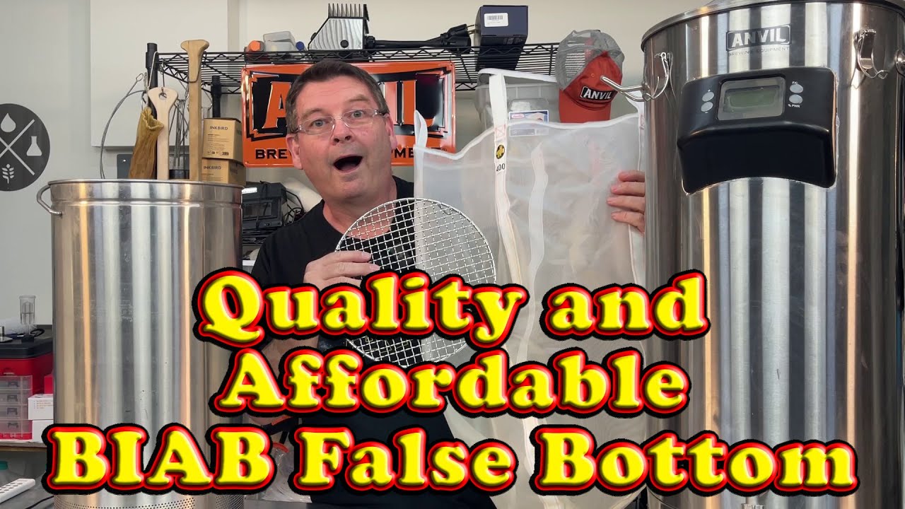 Affordable False Bottom for BIAB Homebrewers using All in One Brewing Systems