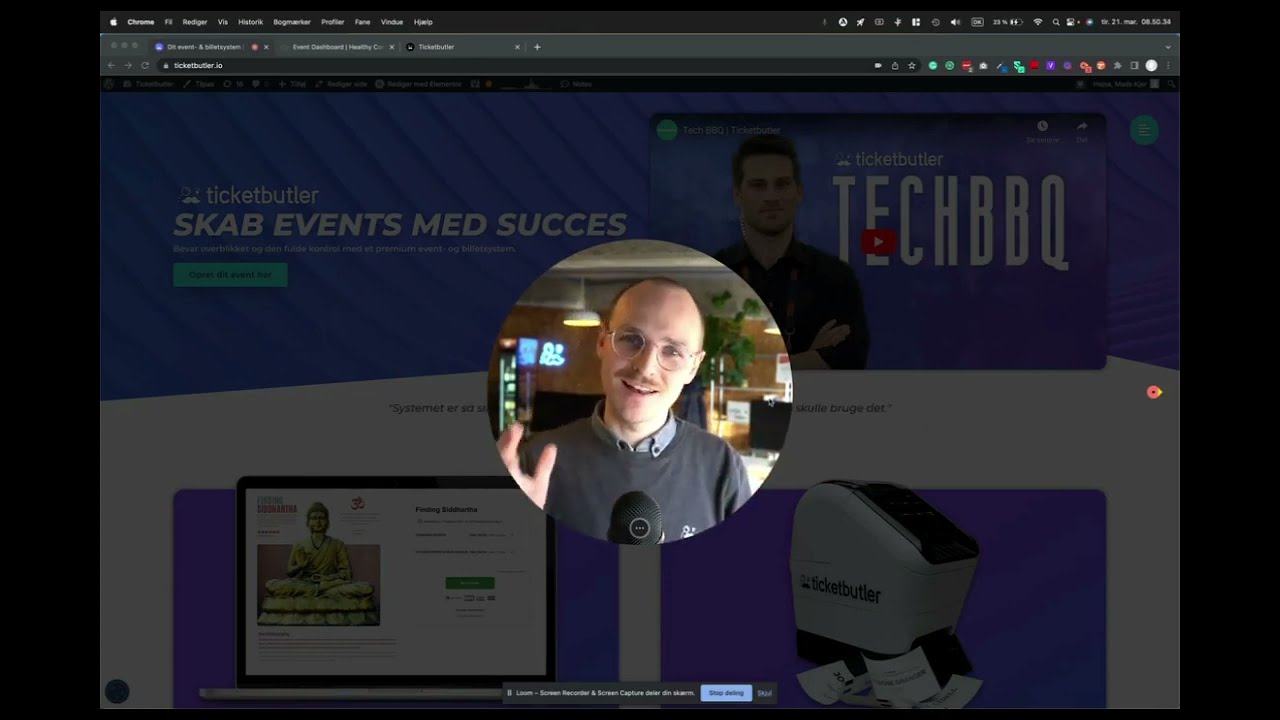 Start dit billetsalg med Ticketbutler | Gennemgang af billetsystemet | 2023
