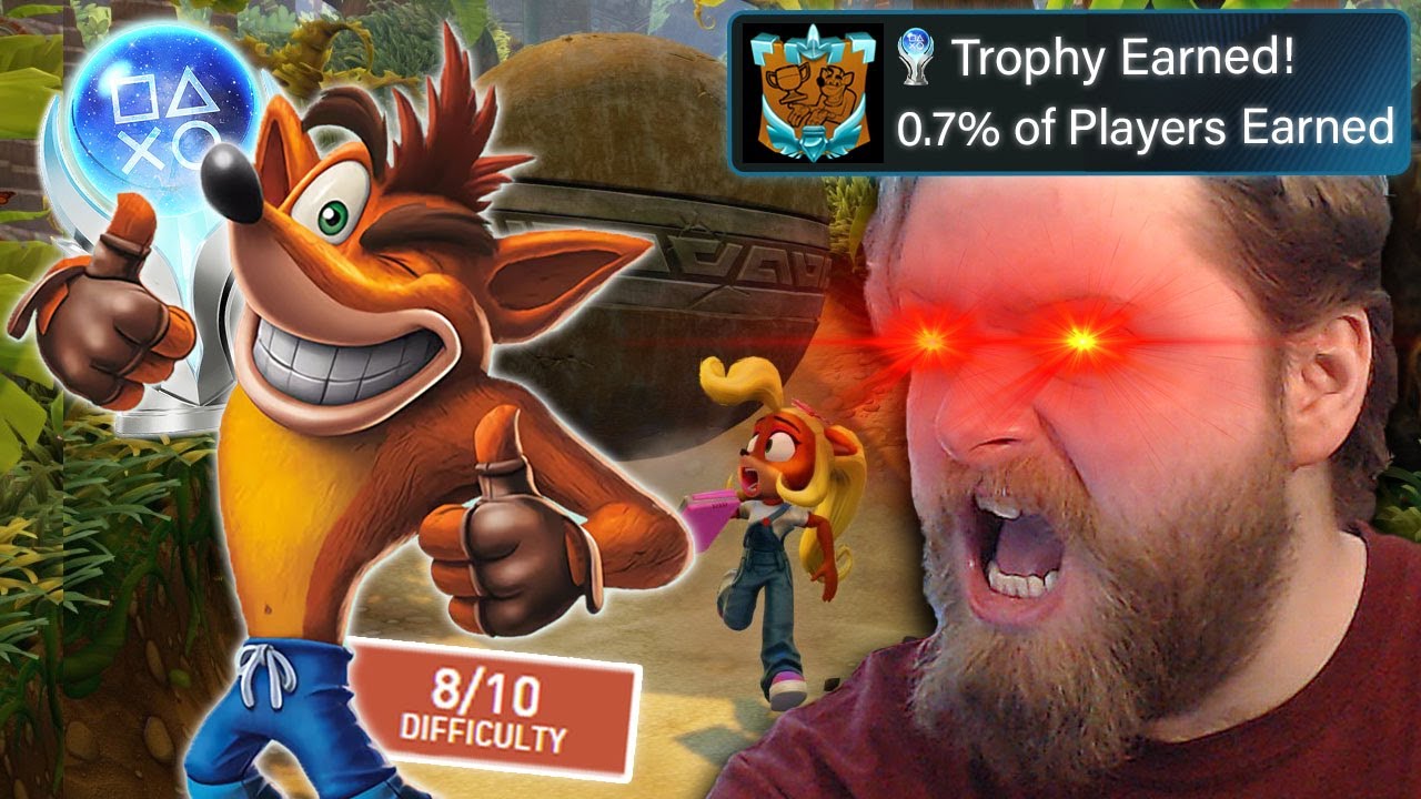 Platinum от Crash Bandicoot оказался для меня САМЫМ СЛОЖНЫМ ПЛАТФОРМЕРОМ!