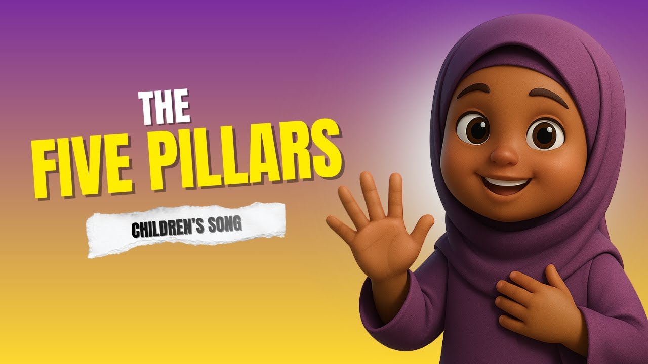 5 Pillars of Islam for Kids | Fun Educational Nasheed Song | Shahada Salah Zakat Sawm Hajj | Vocals