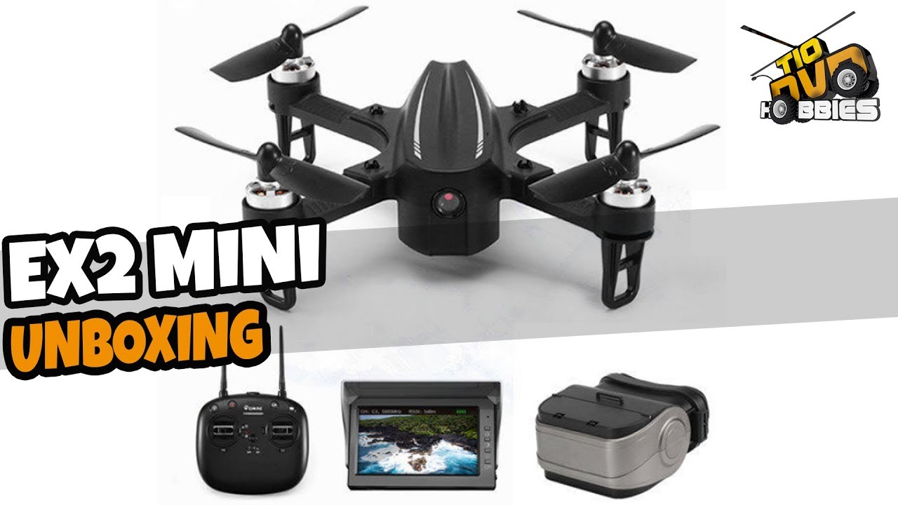 DRONE EX2 MINI EACHINE PARA INICIAR NO RACER FPV -  UNBOXING