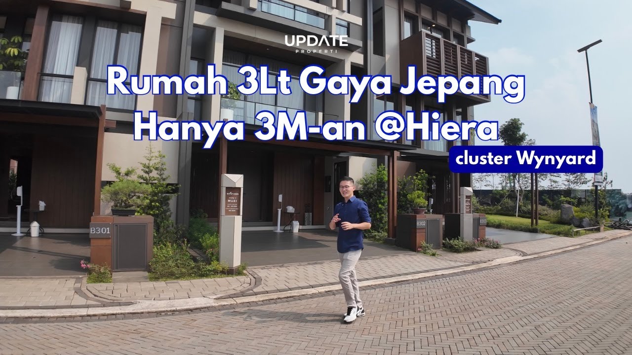 Cluster Wynyard @Hiera BSD City, Harga Start 3M-an. Rumah 3Lt gaya Jepang