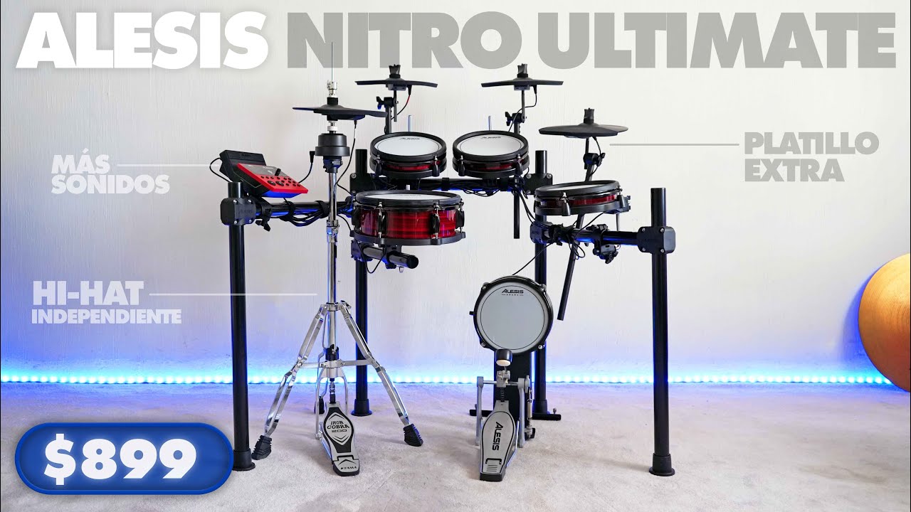 Esta es la batería Alesis Nitro MÁS COMPLETA - Alesis Nitro Ultimate