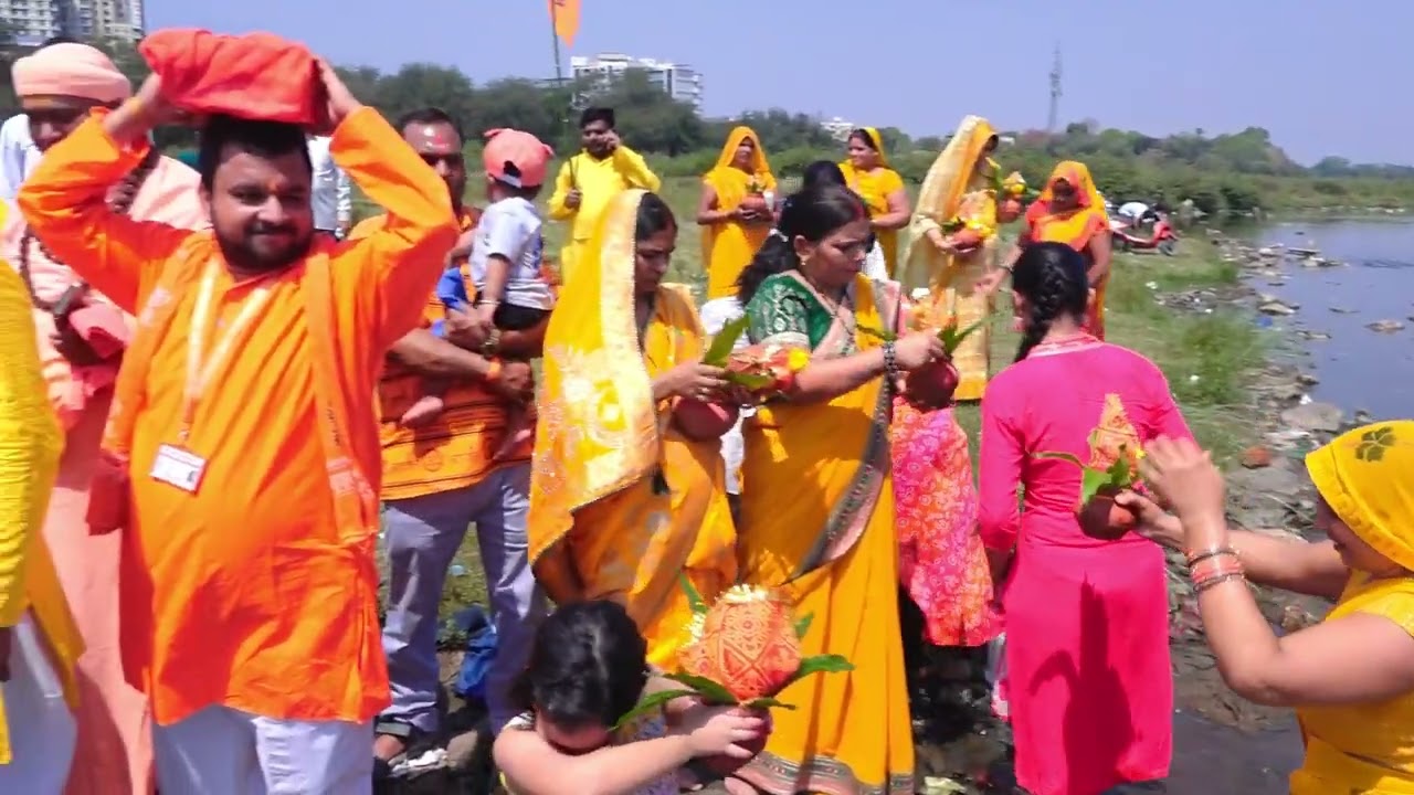 # कलश यात्रा # जय दुर्गा माता , यादव नगर, बदलापूर ! स्वामी रामानन्द गिरी जी महाराज !