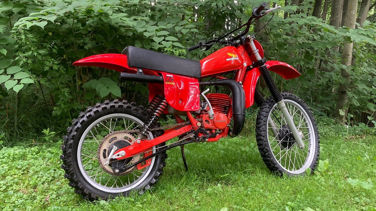 1979 Honda CR125R Elsinore (Red Rocket) First Start And Drive by