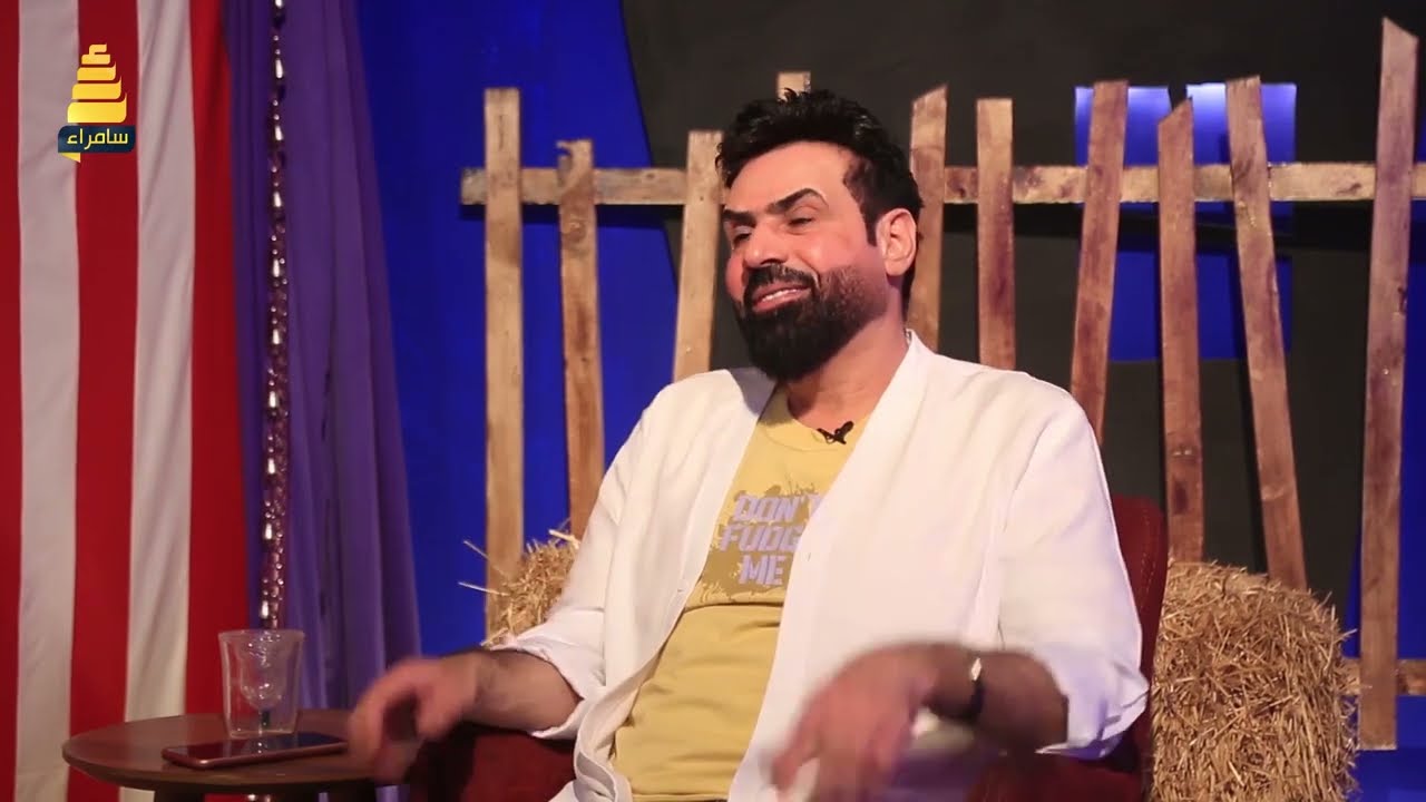 بكاء الفنان مؤيد الاصيل على والدته