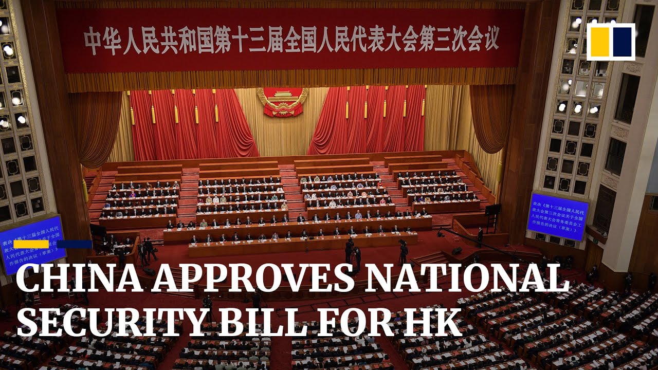 China’s top legislature approves national security bill for Hong Kong
