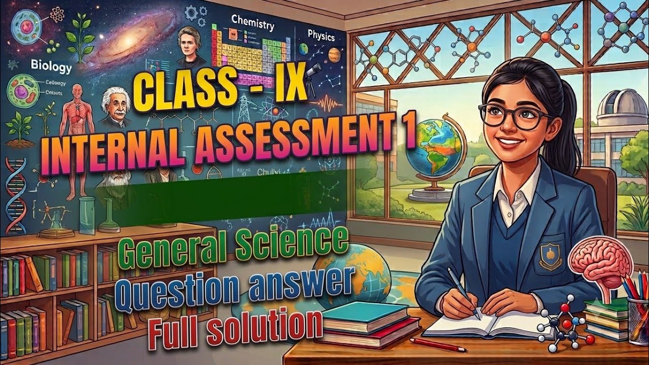 Class 9th internal assessment -1,General Science question answer/9th class 1st internal assessment