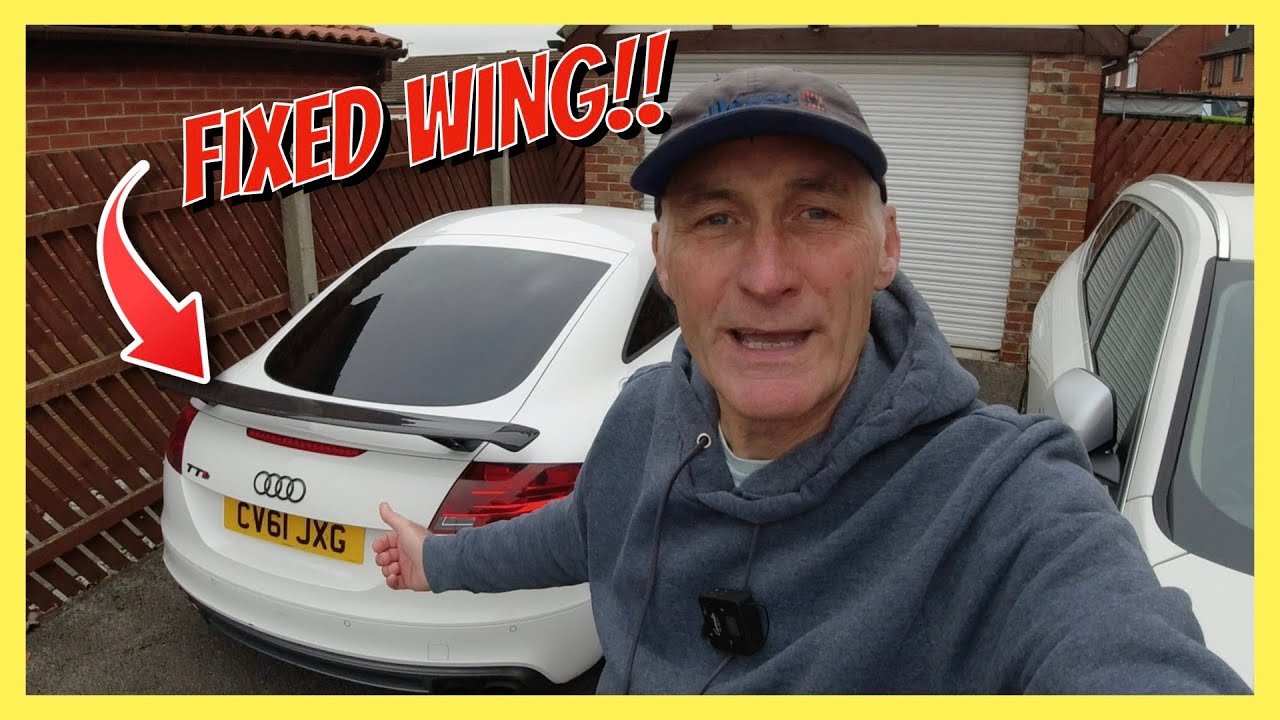 AUDI TTS FIXED REAR WING INSTALL AND CODING!