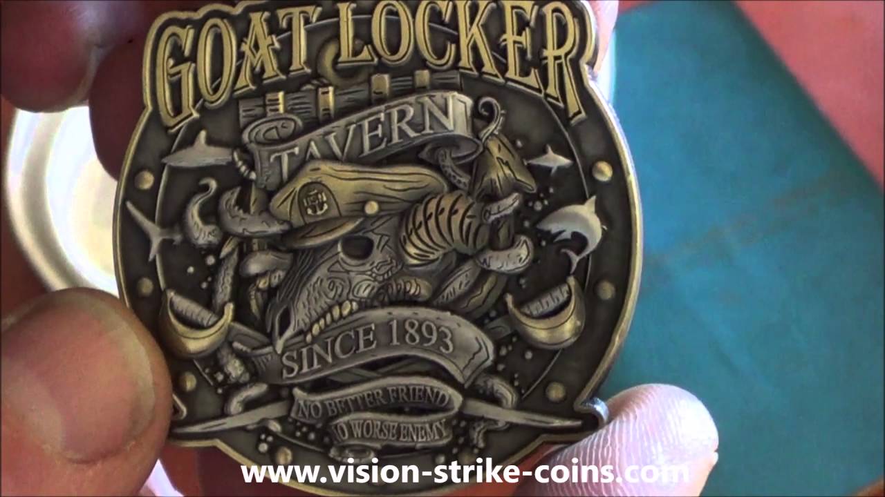 Goatlocker Tavern Vintage coin from Vision-Strike-Coins.com!