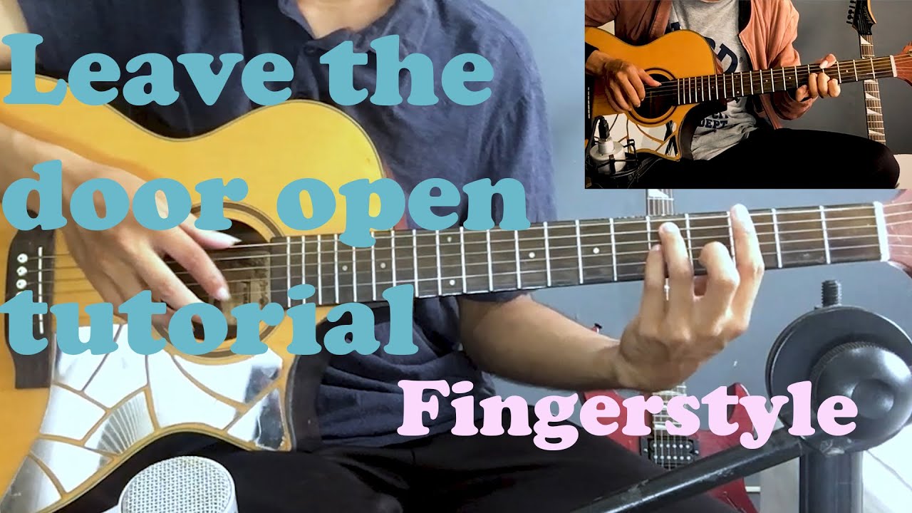 Bruno Mars - Leave The Door Open (Guitar/Fingerstyle Tutorial)