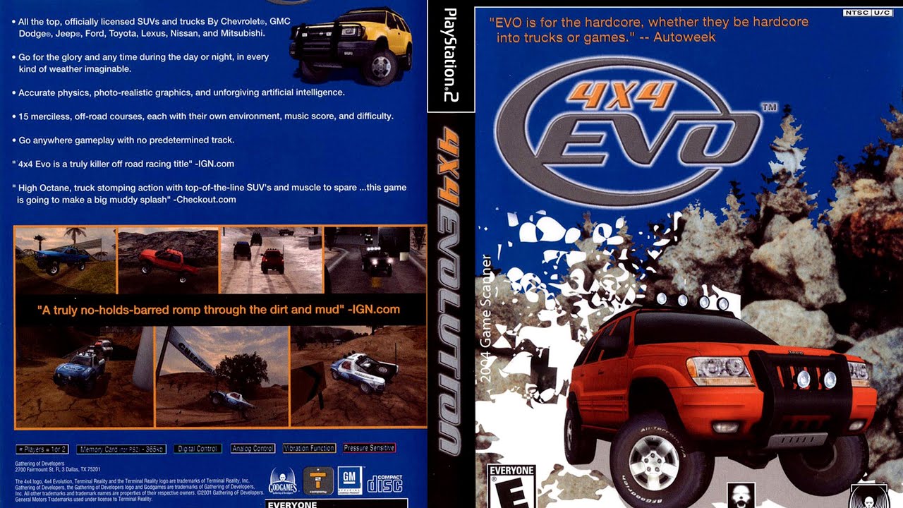 4x4 Evo | Sony Playstation 2 (PS2) | Gameplay 