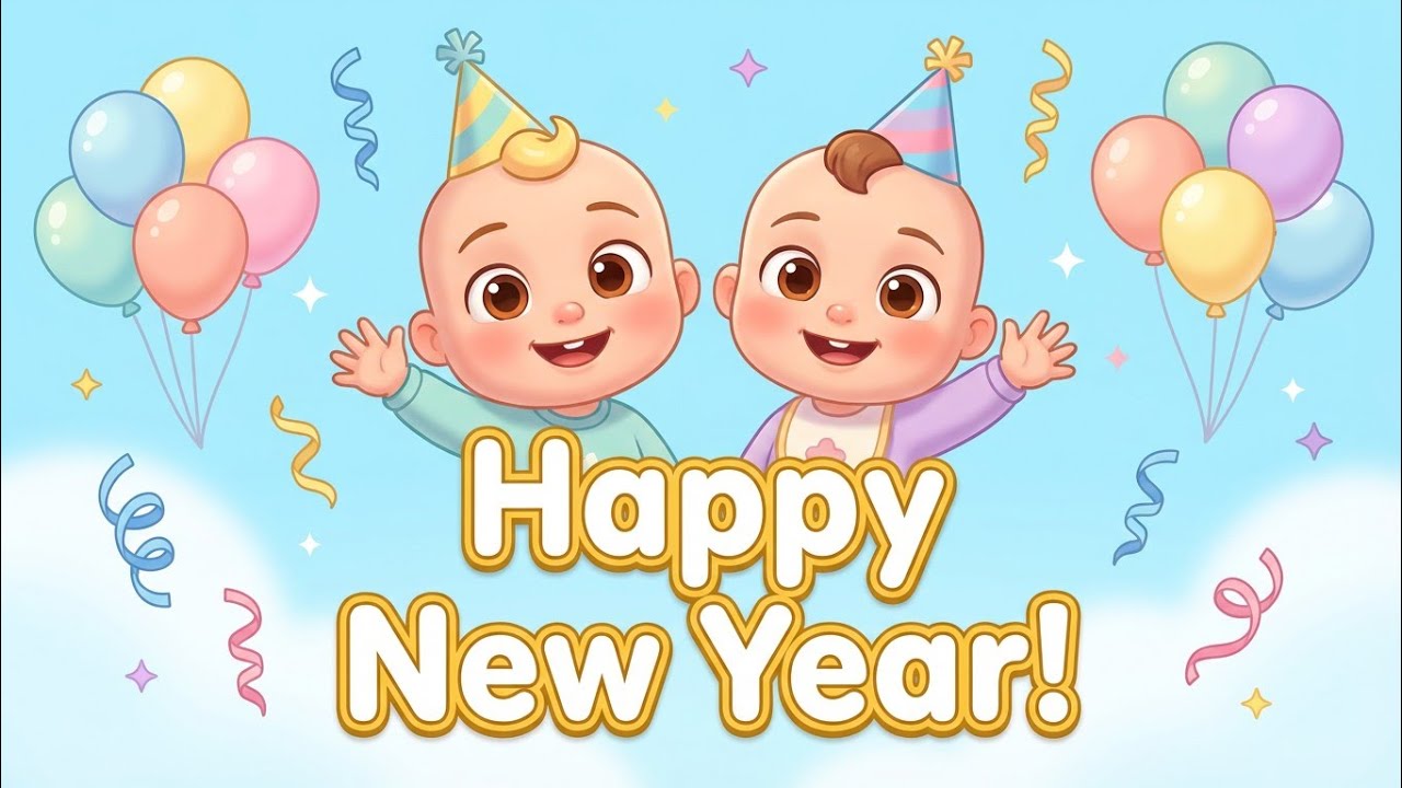Happy New Year Song for Kids: A Joyful Celebration Rhyme!