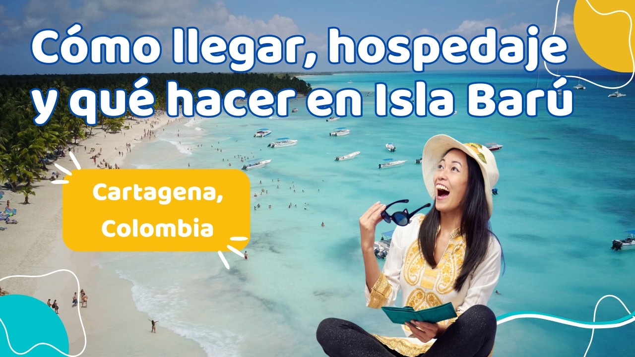 CÓMO LLEGAR a Isla Barú DONDE HOSPEDARSE  y QUÉ HACER en Cartagena 🐠🐟 Buceo