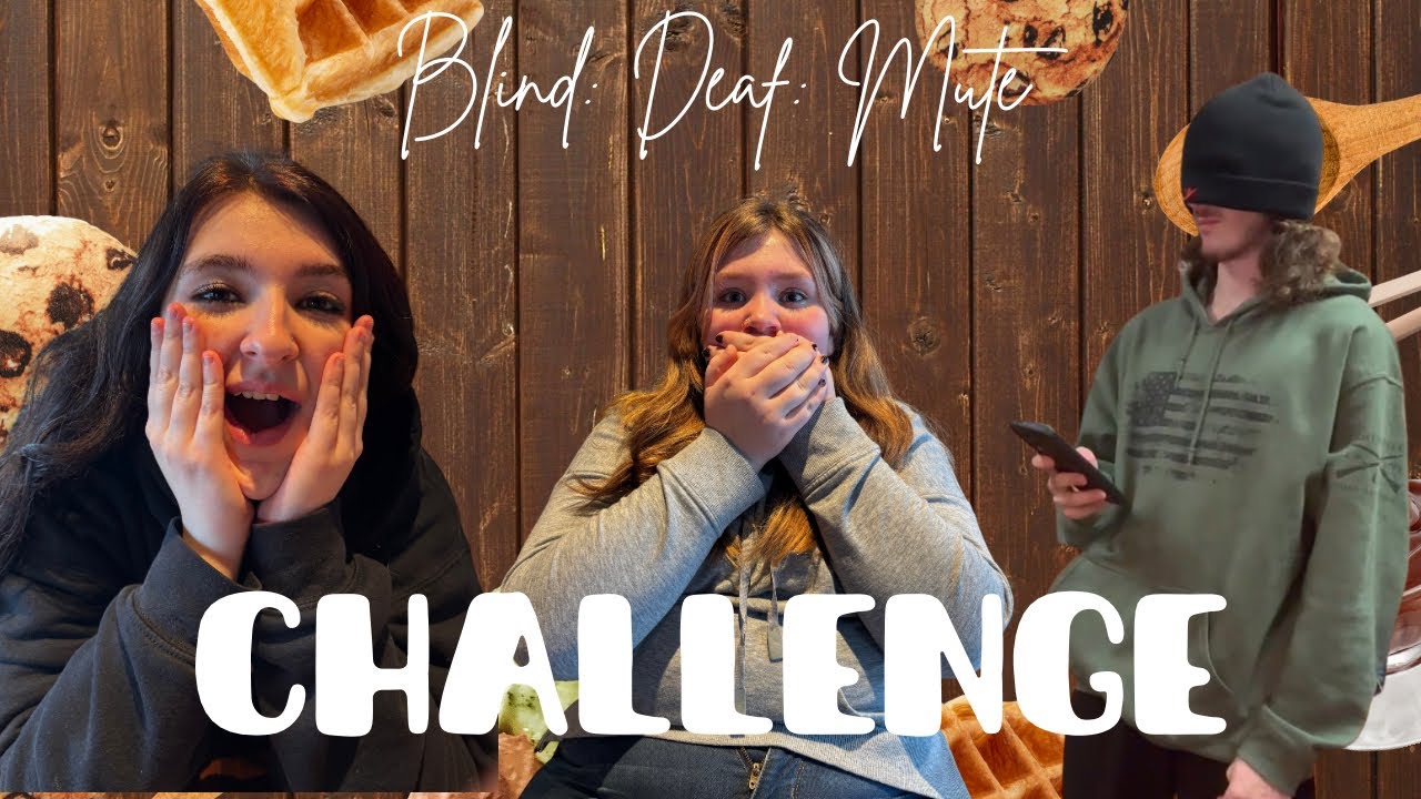 BIND DEAF AND MUTE BAKING CHALLENGE!