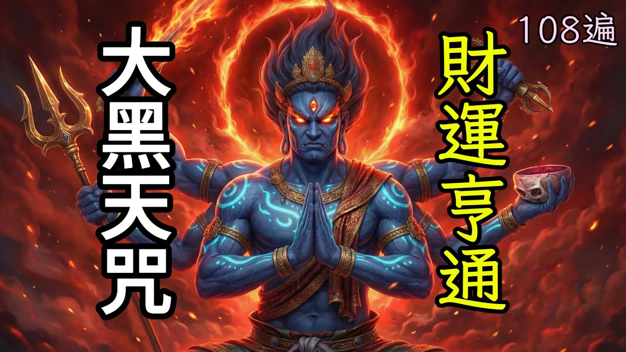 108遍 大黑天財神咒 最強招財護法 Mahakala Mantra for Wealth