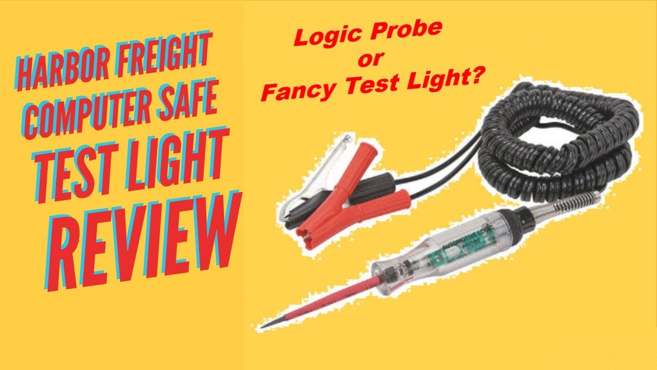 Harbor Freight Computer Safe Logic Probe Automotive Test Light Review