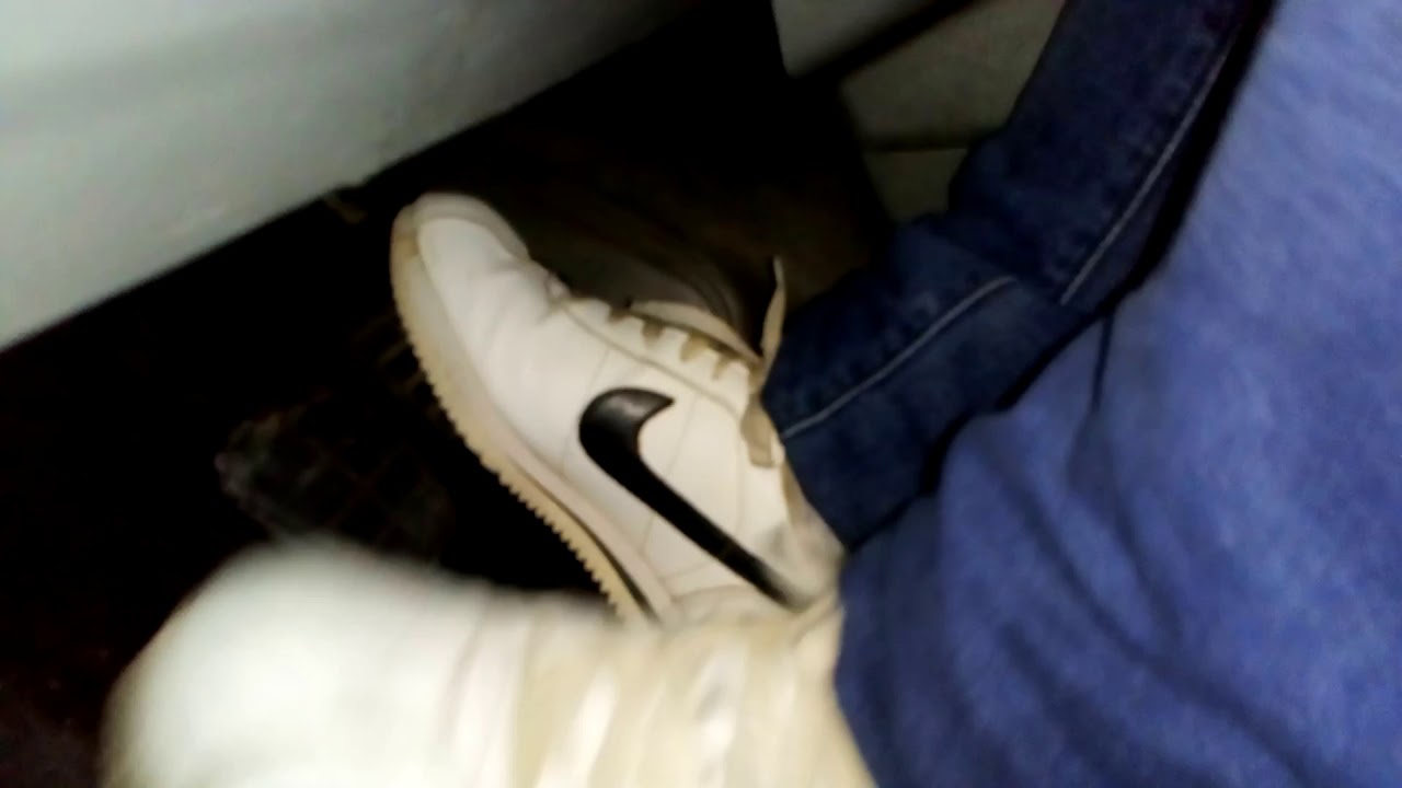 White Nike Cortez - 1