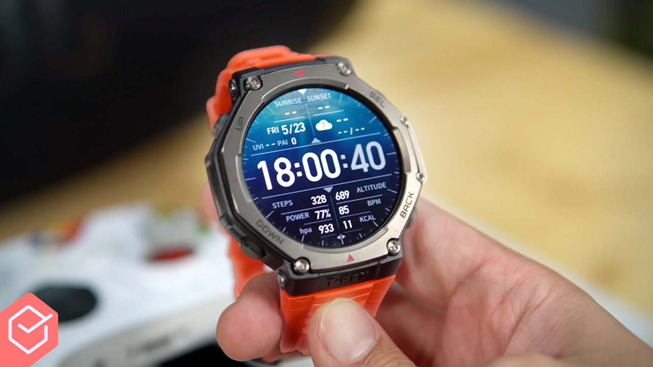 AMAZFIT T-REX 3 // 20 DIAS de BATERIA e GPS DUPLA FREQUÊNCIA! SMARTWATCH perfeito pra CORRER!?