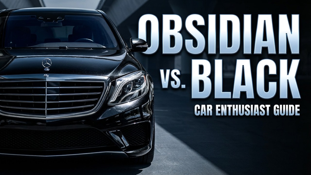 Obsidian Black Metallic против Black Mercedes: сравнение для автолюбителей