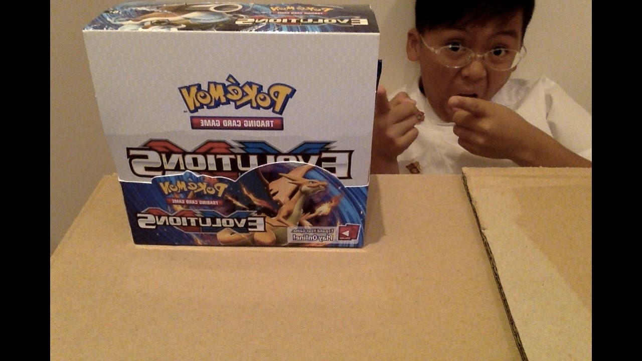 POKEMON CARDS||POKEMON XY EVOLUTIONS BOOSTER BOX OPENING!||4 EX'S!||PART 1