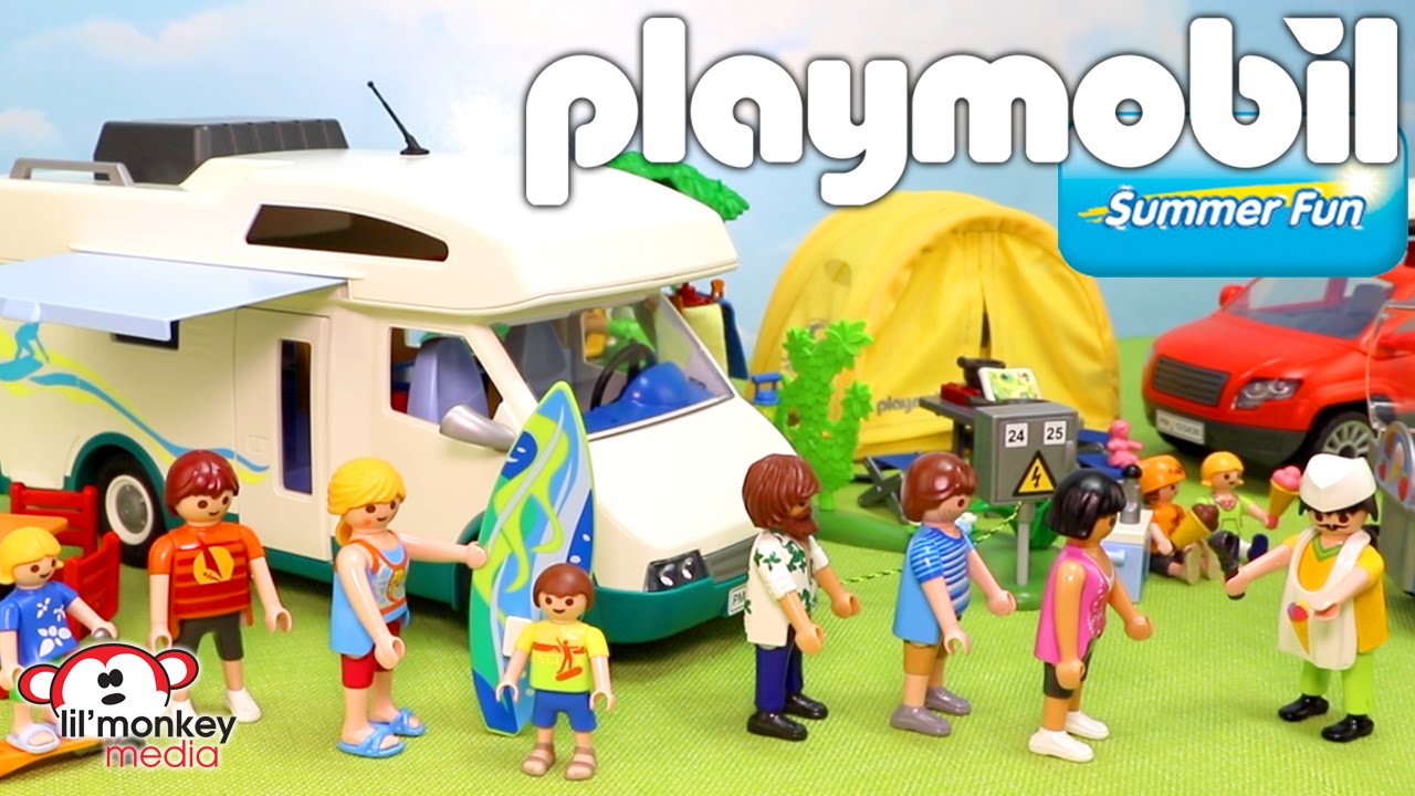 Playmobil Summer Fun! Summer Camper, Family SUV, Family Camping and More!