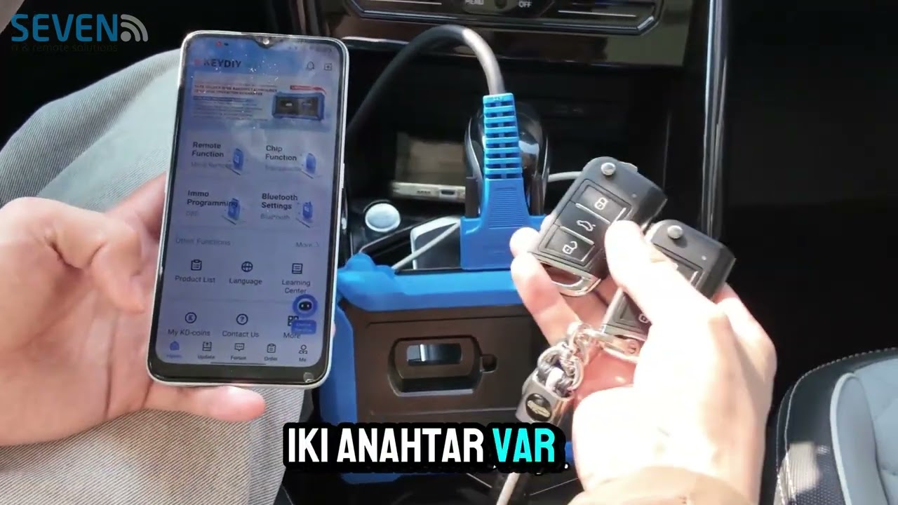 Volkswagen 5C İçin KD-X4 ile KD Anahtar Ekleme | Türkçe Altyazılı Anlatım